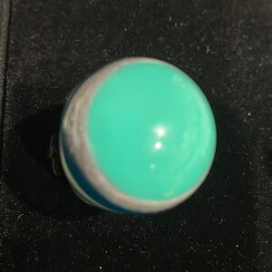 Vintage Boho Bubble Resin Ring Sz 6